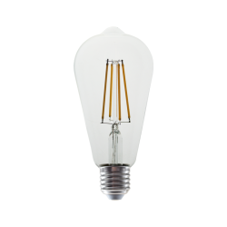 LED FILAMENT E27 ST64  6W 4000K 230V AC 830LM RA80 30000H 360°  -CONDI6NW