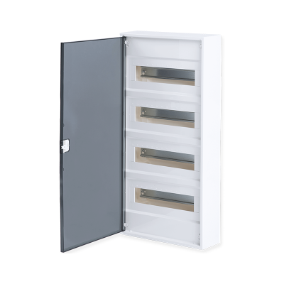 ΗΛ.ΠΙΝΑΚΑΣ ΠΛΑΣΤΙΚΟΣ ΕΠΙΤΟΙΧΟΣ 48 ΘΕΣΕΙΣ ΔΙΑΦΑΝΗ ΠΟΡΤΑ 4 ΣΕΙΡΕΣ IP 40  -282N48ALFA