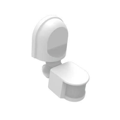 ΑΝΙΧΝΕΥΤΗΣ ΚΙΝΗΣΗΣ ΥΠΕΡΥΘΡΩΝ ΕΠΙΤΟΙΧΟΣ 230V IP44 180° 2~12m MAX ΛΕΥΚΟΣ  -ELPIRWW