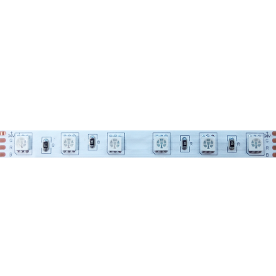 ΛΩΡΙΔΑ LED 5M 14.4W/M 24V DC IP20 RGB 10mm  -245050144RGB