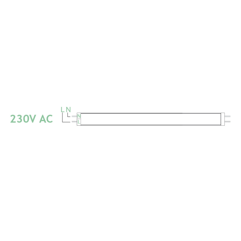 LED SMD T8 G13 18W 4000K 120CM 230V AC 2070LM RA80 40000H 160° LED STARTER  -18T8HENW