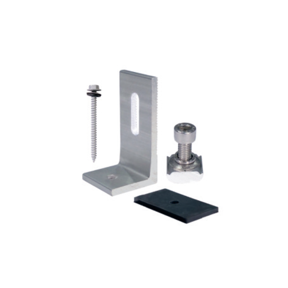 ΒΑΣΗ ΣΤΗΡΙΞΗΣ Φ/Β ΠΑΝΕΛ ΣΕ ΒΙΟΜΗΧΑΝΙΚΗ ΣΤΕΓΗ ΤΥΠΟΥ L ΣΕΤ ΜΕ ΒΙΔΕΣ  -NSMETRAILL