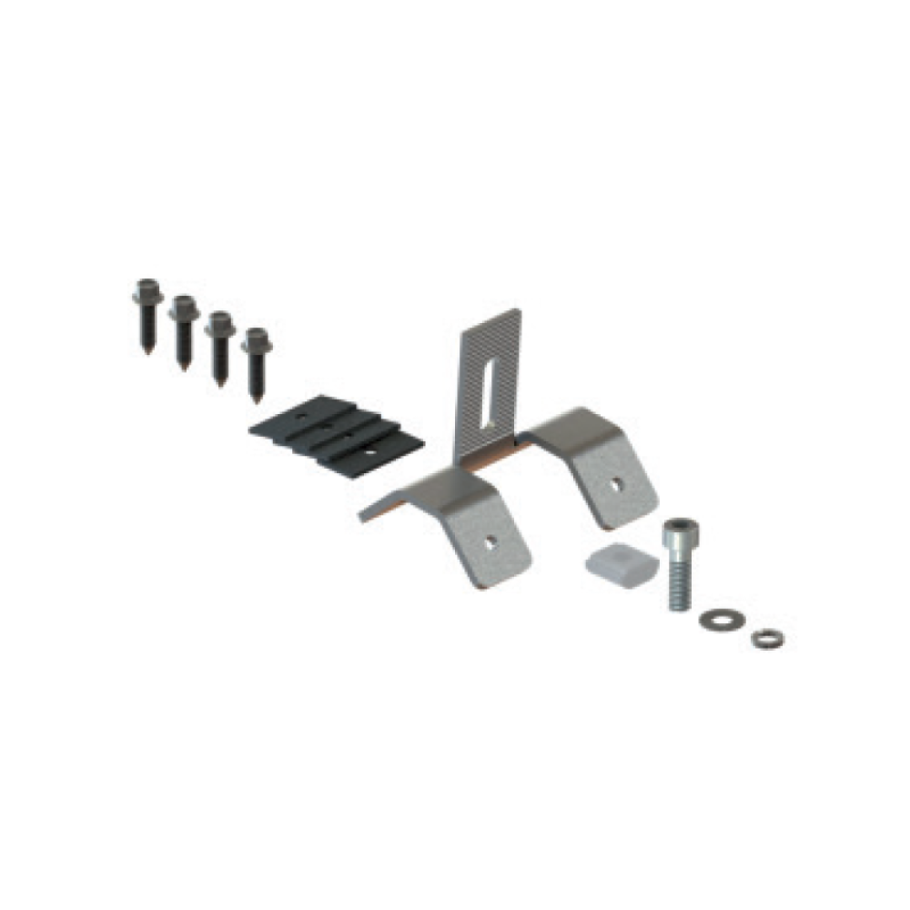 ΒΑΣΗ ΣΤΗΡΙΞΗΣ Φ/Β ΠΑΝΕΛ ΣΕ ΤΡΑΠΕΖΟΕΙΔΗ ΒΙΟΜΗΧΑΝΙΚΗ ΣΤΕΓΗ ΣΕΤ ΜΕ ΒΙΔΕΣ  -NSTRAPEZOIDVE