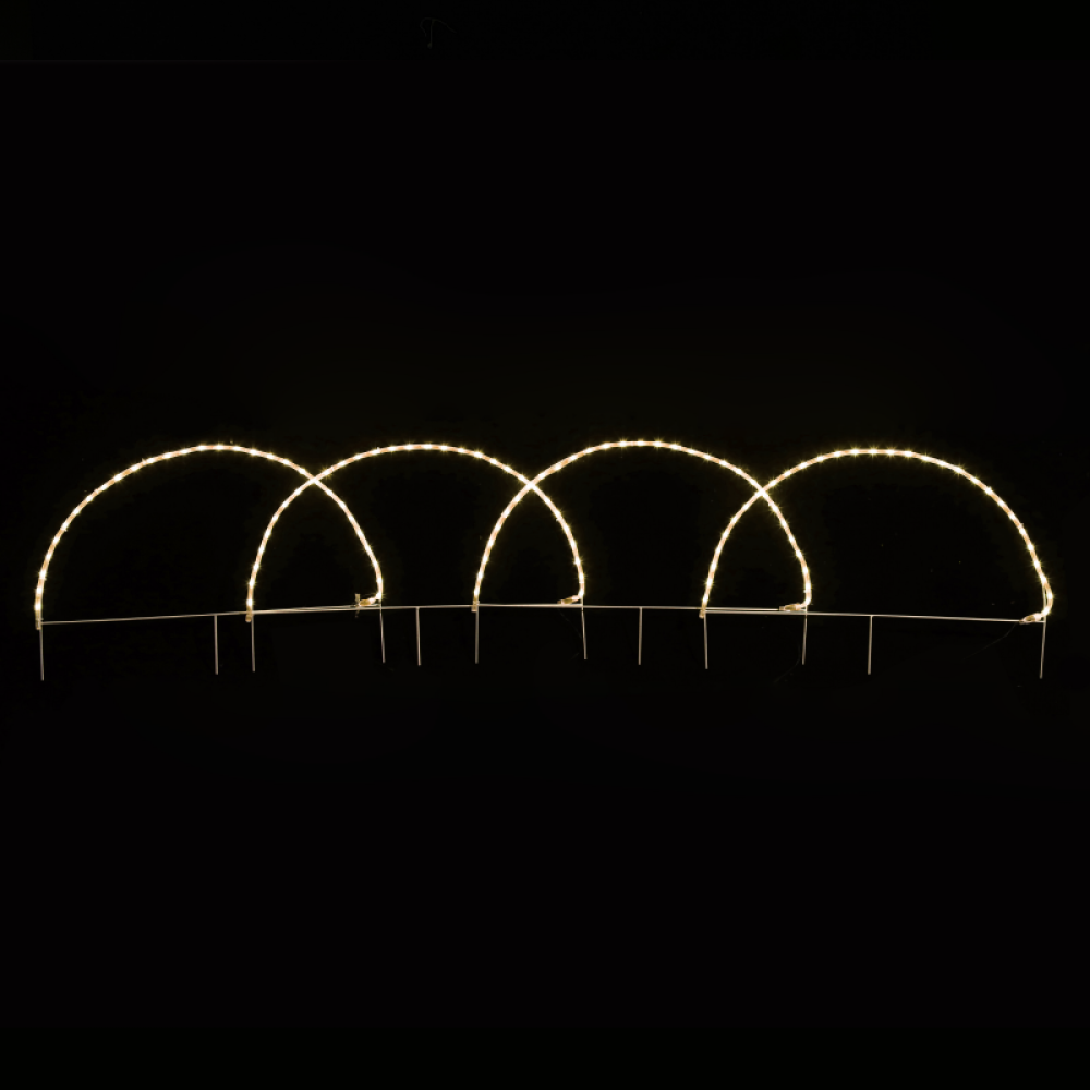 4 ARCH 124 LED 5,2m ΜΟΝΟΚ. ΦΩΤ. ΘΕΡΜΟ ΛΕΥΚΟ FLASH IP44, 86*57cm 3m ΚΑΛ.  -X081241221