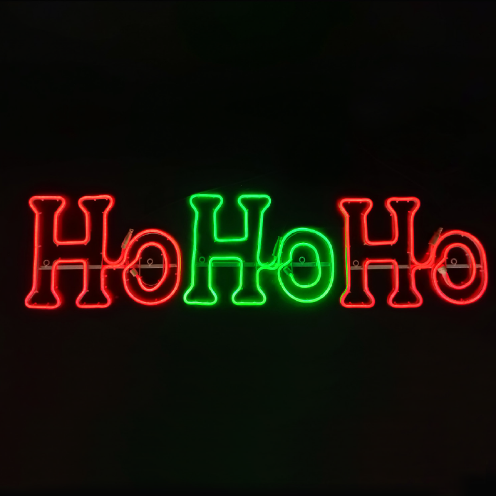 HOHOHO 750 DOUBLE NEON LED  ΦΩΤ. 7,5m ΠΡΑΣΙΝΟ & ΚΟΚΚΙΝΟ FLASH IP65 133*30cm 1.5m ΚΑΛ.  -X08750356