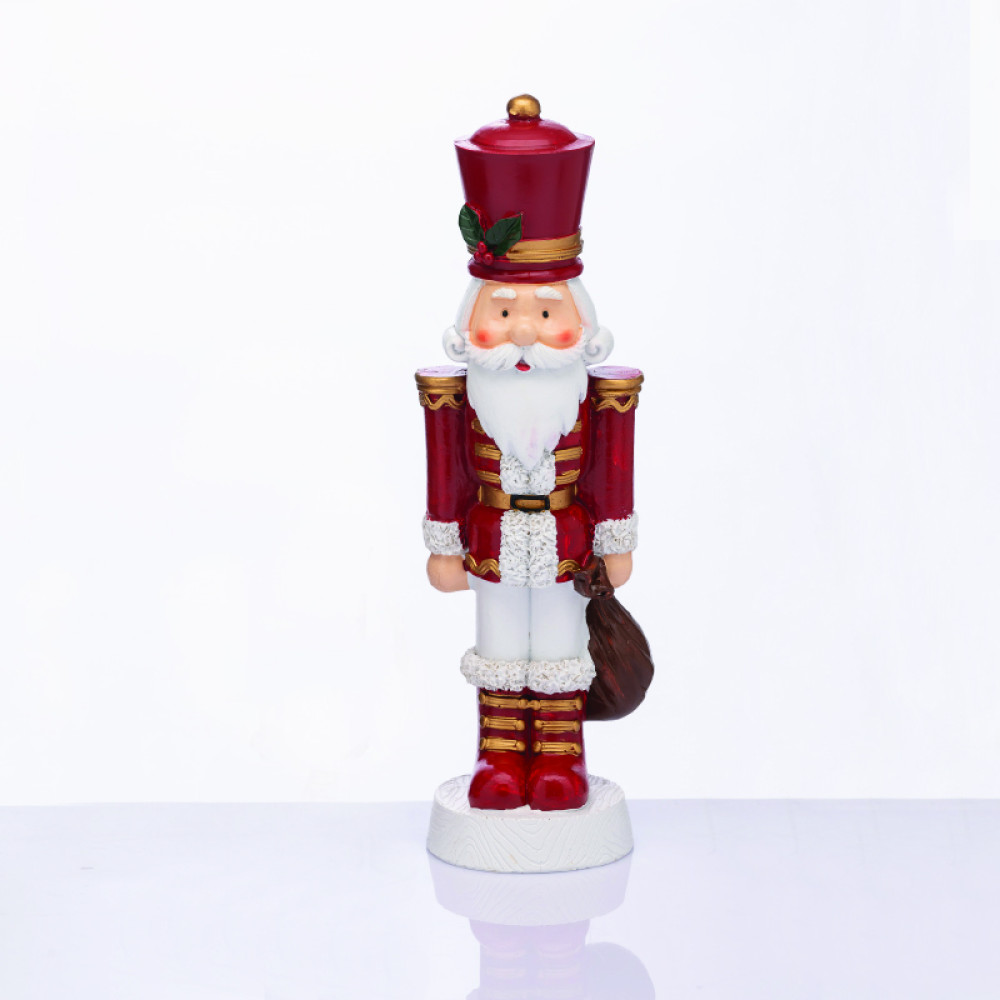 ΚΑΡΥΟΘΡΑΥΣΤΗΣ RESIN ΣΤΡΑΤΙΩΤΗΣ ΜΕ ΓΚΙ KOKKINO 35cm  -X1535208