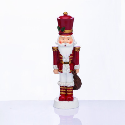 ΚΑΡΥΟΘΡΑΥΣΤΗΣ RESIN ΣΤΡΑΤΙΩΤΗΣ ΜΕ ΓΚΙ KOKKINO 35cm  -X1535208