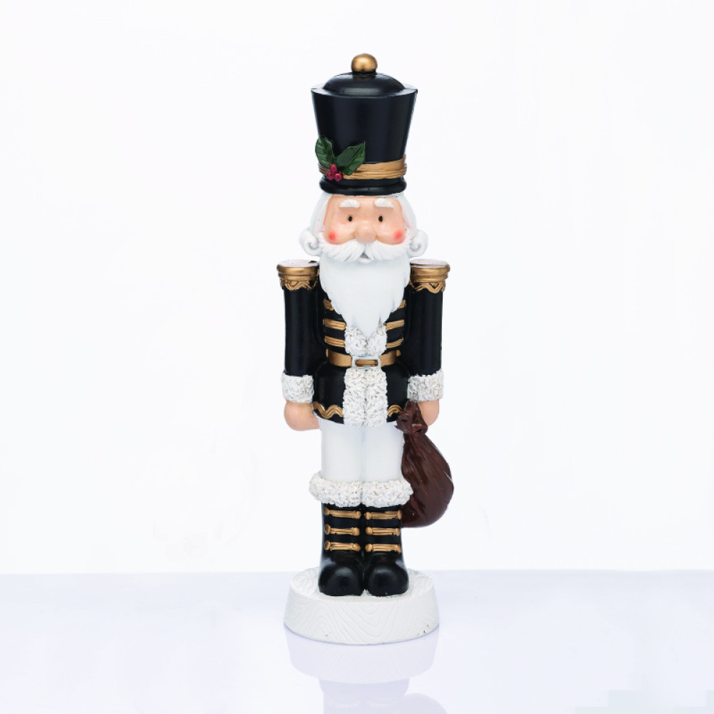 ΚΑΡΥΟΘΡΑΥΣΤΗΣ RESIN ΣΤΡΑΤΙΩΤΗΣ ΜΕ ΓΚΙ ΜΑΥΡΟ 35cm  -X1535308