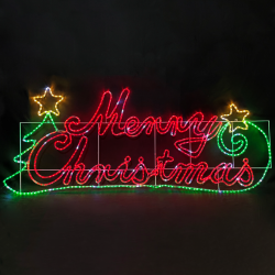 Φωτεινή Επιγραφή MERRY CHRISTMAS WITH TREE X085763222