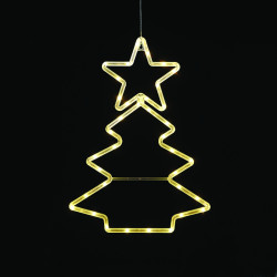 "PLASTIC XMAS TREE" 36 LED ΛΑΜΠΑΚΙΑ WW ΜΠΑΤ. (3ΧΑΑ)/USB, IP20, 32*0.5*44.5  -X04361306