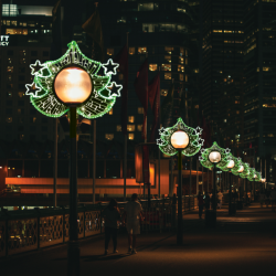 Διακοσμητικό Φωτιστικό CHRISTMAS TREE POLE HEAD X1737825114