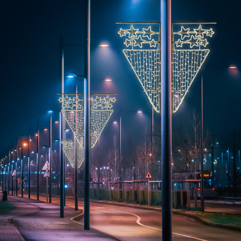 6 STARS WATERFALL 464LED ΕΠΙΣΤΗΛ ΣΧΕΔ. 8m ΜΟΝΟΚ 9,6m ΛΑΜΠ ΣΕΙΡΑ ΘΕΡΜΟ ΣΤΑΘ IP65 180x90 cm 1,5m ΚΑΛ.  -X174641113