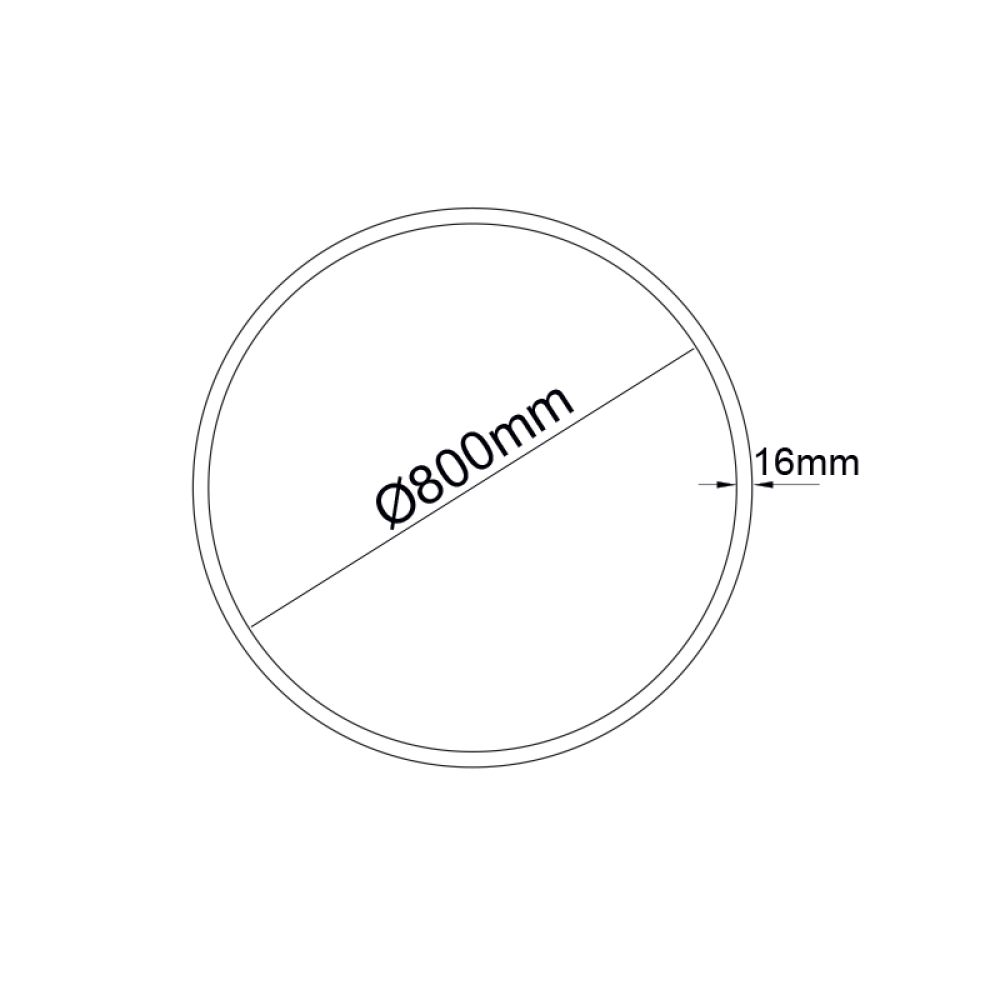 Κυκλικό Προφίλ Αλουμινίου OLAN P3908C