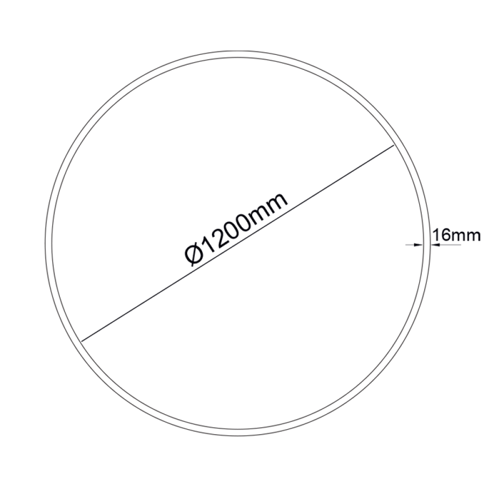 Κυκλικό Προφίλ Αλουμινίου OLAN P3912C