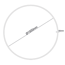 Κυκλικό Προφίλ Αλουμινίου OLAN P3915C