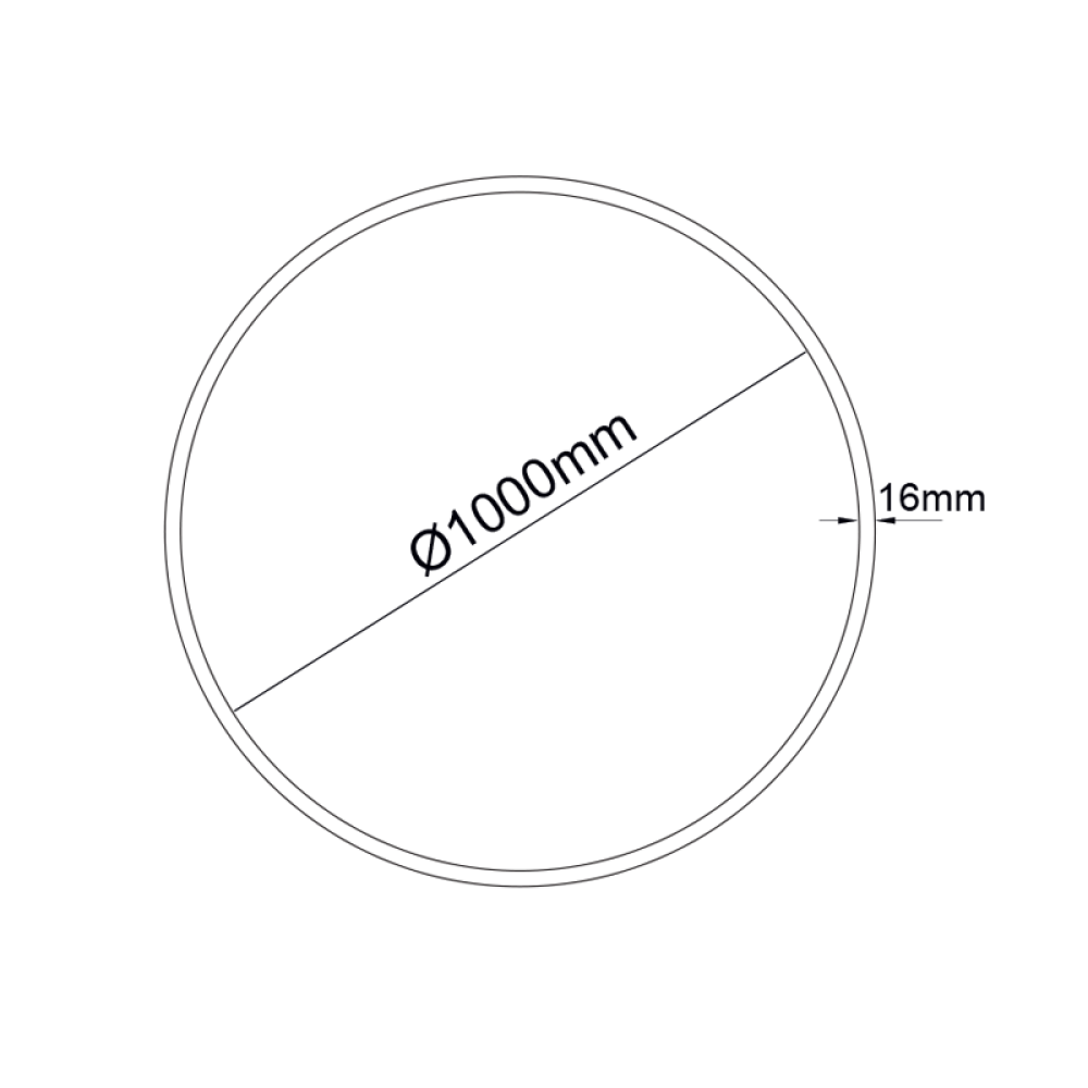 Κυκλικό Προφίλ Αλουμινίου OLAN P391C