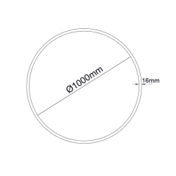 Κυκλικό Προφίλ Αλουμινίου OLAN P391C