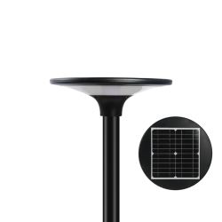 LED SOLAR URBAN LUMINAIRE 20W ΜΕ DIP-SWITCH CCT 3000K-4000K 2100LM RA80 IP65 30.000HRS  -TOUR20CCT