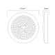 ^ LED ΠΛΑΣΤΙΚΟ Φ/Σ ΠΙΣΙΝΑΣ 20W RGB 110° IP68 12V DC Φ210Χ20mm  -PISC20RGB