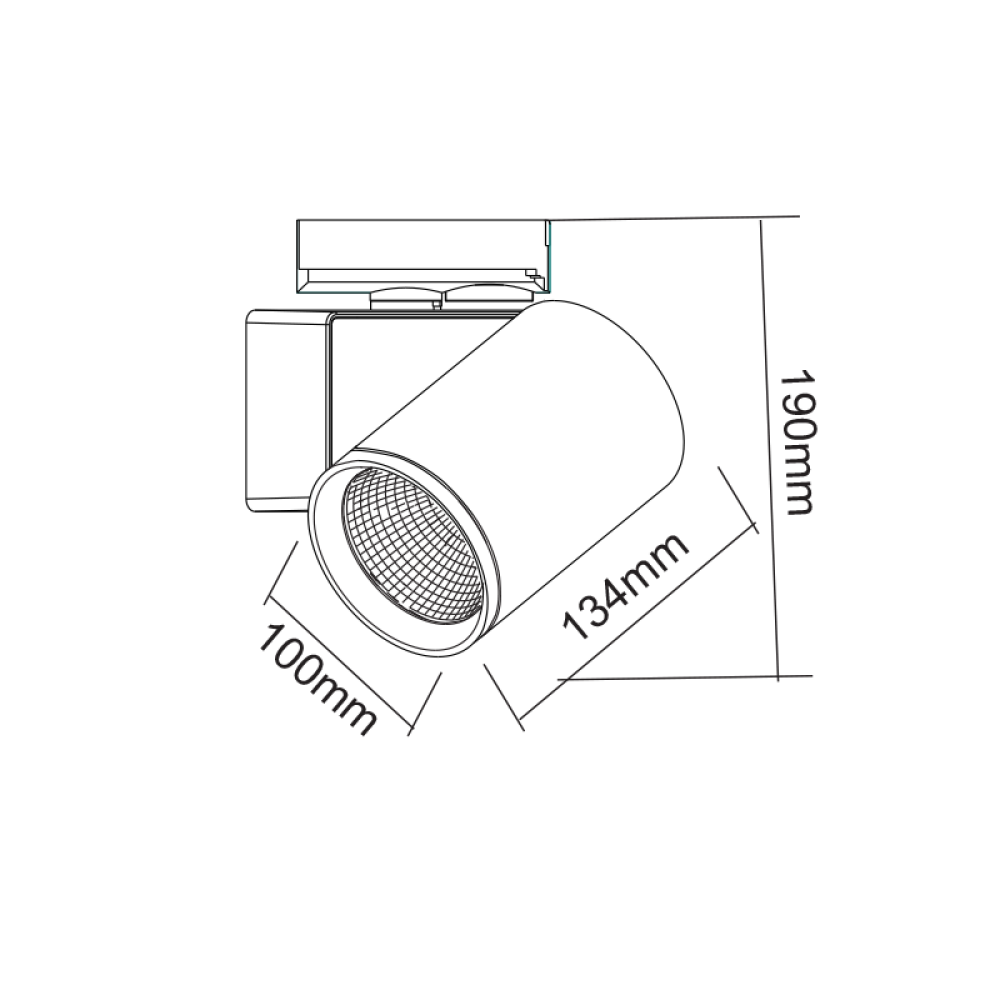 Σποτ Ράγας LED LISOR4040W2N