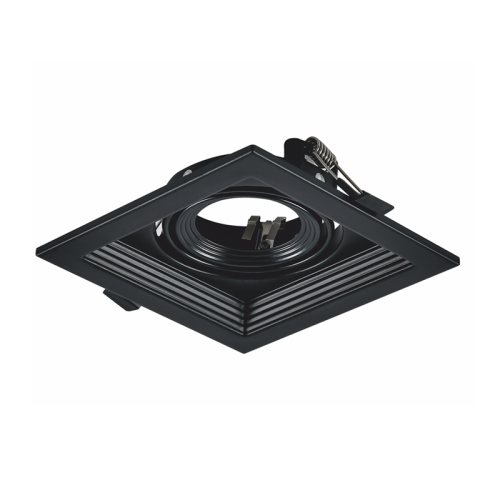 BLACK COLOR SPOT 1xGU10 130x130  -XMGU1B