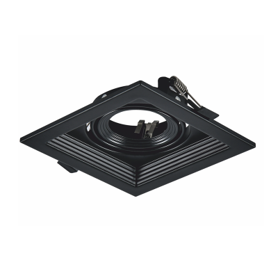 BLACK COLOR SPOT 1xGU10 130x130  -XMGU1B