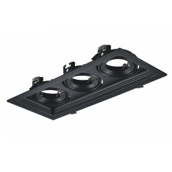 BLACK COLOR SPOT 3xGU10 130x320  -XMGU3B