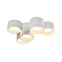 ΓΥΨΙΝΟ 5 ΣΤΡΟΓΓΥΛA Φ/Σ ΟΡΟΦΗΣ ΦΥΣΙΚΟ 370*240*150 GENI 5*GX53  -G96015