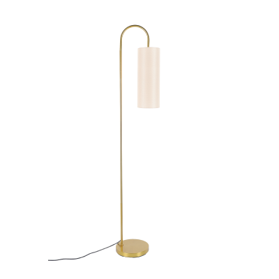 ΔΑΠΕΔΟΥ ΟΡΕΙΧΑΛΚΟ ΜΕΤΑΛΛΟ ΜΠΕΖ ΥΦΑΣΜΑΤΙΝΟ ΚΑΠΕΛΟ 1ΧΕ27 L32*W24*H162.5cm ZORAN  -MF240718