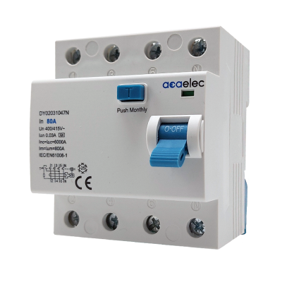RCCB 4x80A 30mA 4M A-Type  -DY02031047N