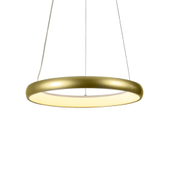 ΚΡΕΜΑΣΤΟ Φ/Σ LED 32W 2500LM CCT IP20  ΧΡΥΣΟ ΜΕΤΑΛΛΙΚΟ + ΑΚΡΥΛΙΚΟ  -HM23LEDP60GDCCT