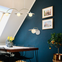 ΚΡΕΜΑΣΤΟ Φ/Σ 4XG9 ΜΕΤΑΛΛΙΚΟ ΧΡΥΣΟ + ΑΚΡΥΛΙΚΟ   -HM235P4