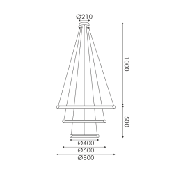 ΚΡΕΜΑΣΤΟ Φ/Σ LED 60W 4800LM CCT IP20 ΧΡΥΣΟ ΜΕΤΑΛΛΙΚΟ + ΑΚΡΥΛΙΚΟ
-HM23LEDP3GDCCT