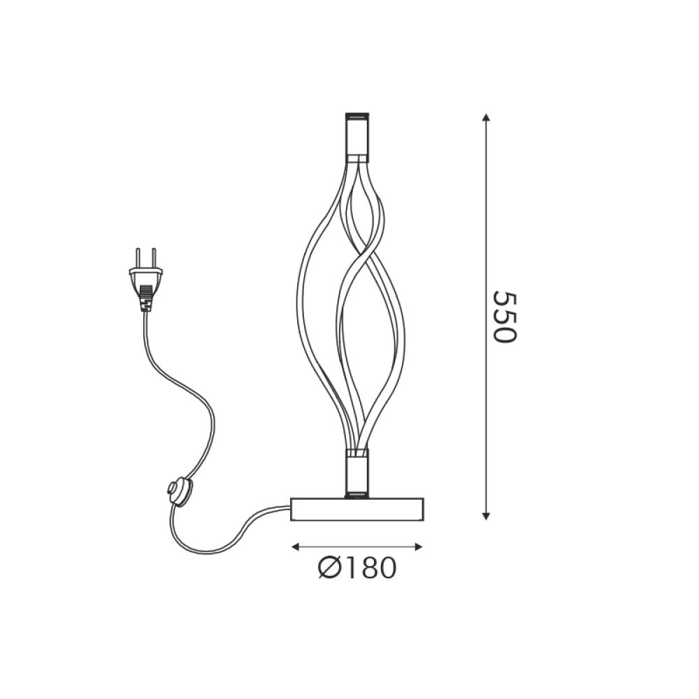 ΕΠΙΤΡΑΠΕΖΙΟ Φ/Σ  LED 30W 2400LM CCT IP20 ΜΑΥΡΟ ΑΛΟΥΜΙΝΙΟ + ΑΚΡΥΛΙΚΟ
-HM607LEDTBKCCT