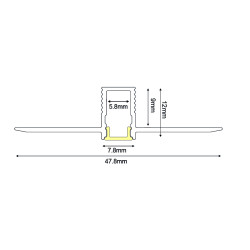 Προφίλ Αλουμινίου P129NU