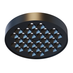 ΜΙΝΙ ΜΑΥΡΟ ΜΑΓΝΗΤΙΚΟ ΣΠΟΤ 24V DC 15W 3000K 950LM 50° RA90 5YRS Φ122*32ΜΜ  -TREYE1530B