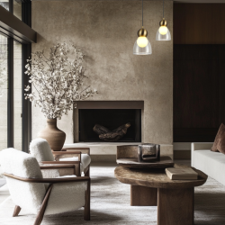 JULIETTE-ΦΩΤΙΣΤΙΚΟ ΚΡΕΜΑΣΤΟ ΟΡΕΙΧΑΛΚΙΝΟ ΓΥΑΛΙΝΟ ΣΥΜΒΑΤΙΚΟ ΙΡ20 1xΕ27 133xH1230mm  -LT1521PCB